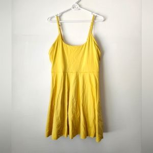 yellow active dress